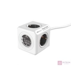   Allocacoc PowerCube Extended Monitor 4 aljzat (1.5m) - Fehér/Szürke