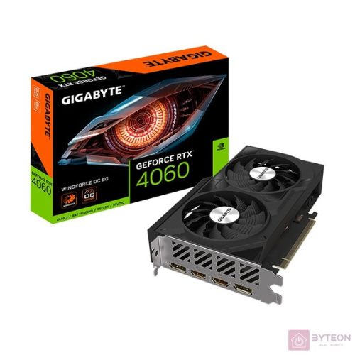 GeForce RTX4060 GigaByte GV-N4060WF2OC-8GD PCX vga kártya