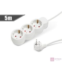 Delight 20234 3-as elosztósor 5m vezetékkel