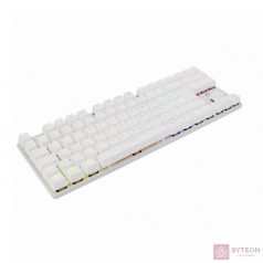   White Shark COMMANDOS GK-2106W/BL-HU fehér mechanikus magyar (blue switch) gamer billentyűzet