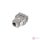 Lanberg KSF5-2000 Cat5e FTP 180°-os szerszám nélkül szerelhető árnyékolt RJ45 Keystone jack