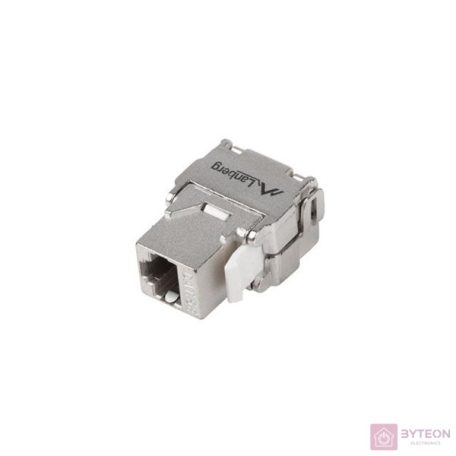 Lanberg KSF5-2000 Cat5e FTP 180°-os szerszám nélkül szerelhető árnyékolt RJ45 Keystone jack