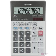 Sharp ELM711PGGY napelemes asztali számológép