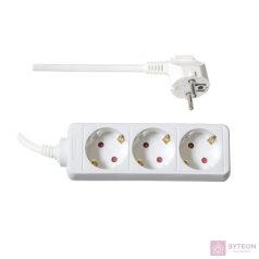TOO PSW-315 3 aljzat 1.5 méter 3x1.0mm2 fehér elosztó