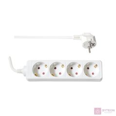 TOO PSW-415 4 aljzat 1.5 méter 3x1.0mm2 fehér elosztó