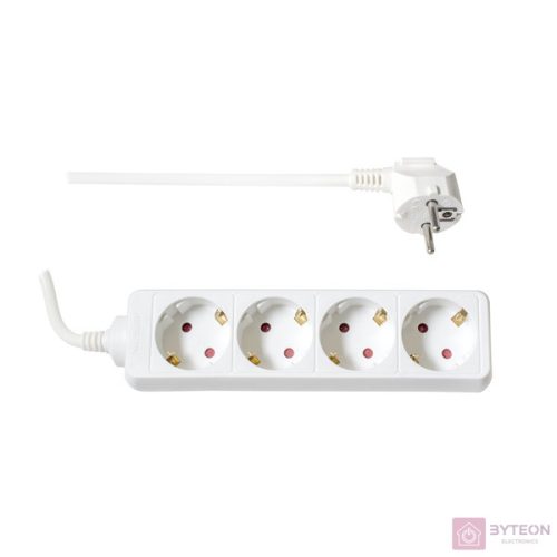 TOO PSW-415 4 aljzat 1.5 méter 3x1.0mm2 fehér elosztó
