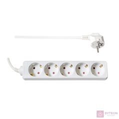 TOO PSW-515 5 aljzat 1.5 méter 3x1.0mm2 fehér elosztó