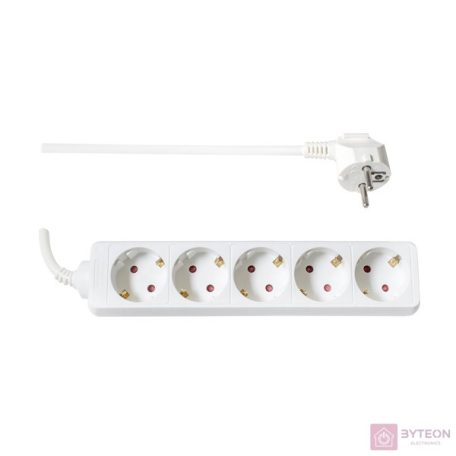 TOO PSW-530 5 aljzat 3 méter 3x1.5mm2 fehér elosztó