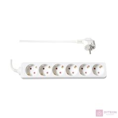 TOO PSW-615 6 aljzat 1.5 méter 3x1.0mm2 fehér elosztó