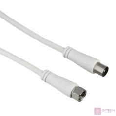 Hama 205061 FIC 90dB F-koax 1,5m fehér antenna kábel