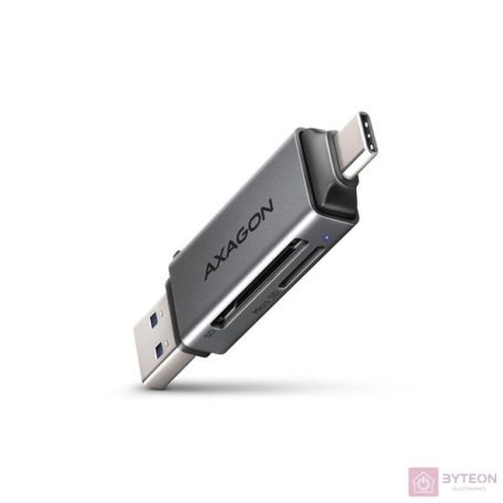 Axagon CRE-DAC Mobil USB 3.2 Gen 1 USB-C + USB-A SD/microSD mini kártyaolvasó