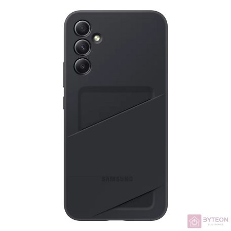 Samsung EF-OA346TBEGWW Galaxy A34 5G fekete kártyatartós hátlap
