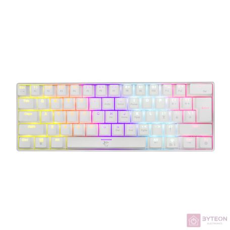 White Shark SHINOBI GK-2022B/BR-HU fekete mechanikus gamer billentyűzet