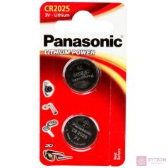 Panasonic CR2025 3V lítium gombelem 2db/csomag