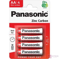   Panasonic RedZinc R6RZ/4BP AA/ceruza cink-mangán tartós elem 4 db/csomag