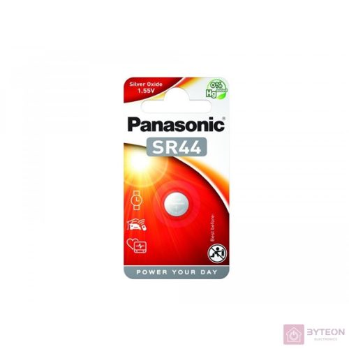 Panasonic SR-44 1,55V ezüst-oxid óraelem 1db/csomag