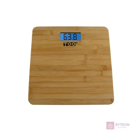 TOO BSC-300-LB bambusz fürdőszobai mérleg