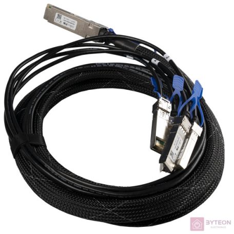 MikroTik XQ+BC0003-XS+ QSFP28 to 4xSFP28 100G to 4x25G 3m break-out cable