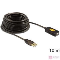 Delock USB A - A 10m Hosszabbító (USB2.0) - Aktív