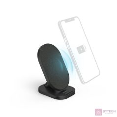Hama 201685 QI 10W fekete vezeték nélküli telefon töltő