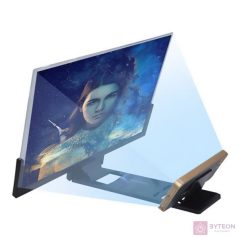   Gigapack GP-111598 univerzális fekete mobiltelefon képernyő nagyító állvány