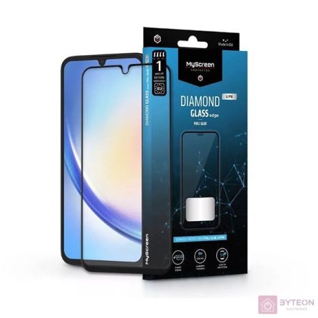 MSP LA-2306 Galaxy A34 5G (SM-A346) Diamond Glass Lite Edge 2.5D edzett üveg kijelzővédő fólia