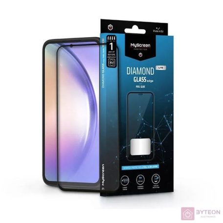 MSP LA-2315 Galaxy A54 5G (SM-A546) Diamond Glass Lite Edge 2.5D edzett üveg kijelzővédő fólia