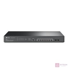   TP-Link TL-SG3210XHP-M2 JetStream 8x 2.5GbE PoE Multi-Gig LAN, 2x10GbE SFP+ L2+ menedzselhető PoE switch