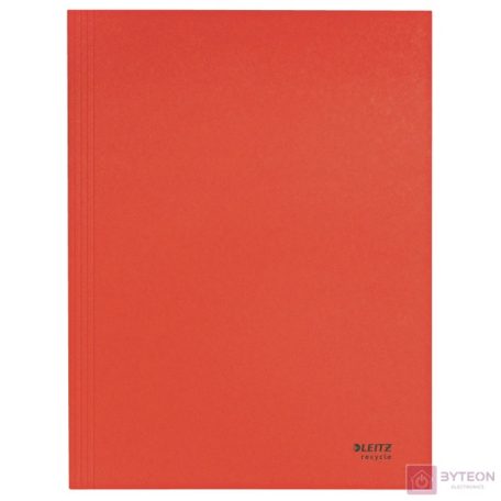 Leitz Recycle A4 karton piros 3-pólyás mappa