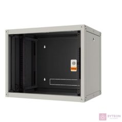   Legrand EVO12U6060P Evoline+ 19" 12U 600x600mm levehető oldallapos üvegajtós egyrészes fali rack szekrény