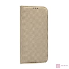   Haffner PT-5845 iPhone 12/12 Pro arany bőr oldalra nyíló tok