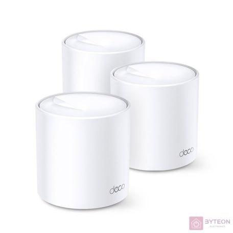 TP-Link DECO X60 AX3000 Whole Home Mesh Wi-Fi 6 802.11ax vezeték nélküli rendszer (3db-os)