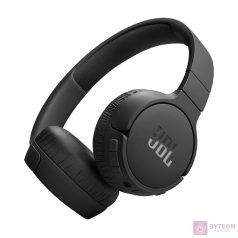 JBL T670 NC BLK Bluetooth zajszűrős fekete fejhallgató