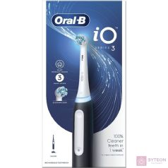 Oral-B iO series 3 Matt Black elektromos fogkefe
