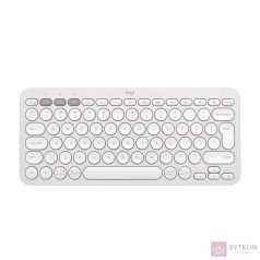   Logitech Pebble 2 vezeték nélküli fehér billentyűzet K380S
