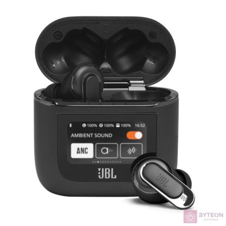 JBL Tour Pro2 True Wireless Bluetooth fekete zajszűrős fülhallgató