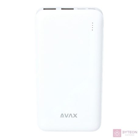 Avax PB103W LIGHTY 8000mAh fehér powerbank
