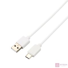   AVAX CB103W PURE 1m 2,1A USB A-Type-C fehér adat- és töltőkábel