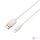 AVAX CB104W PURE 1m 2,1A USB A-Lightning fehér adat- és töltőkábel