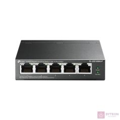   TP-Link TL-SG1005LP 5x10/100/1000Mbps LAN port 4xPoE+ nem menedzselhető asztali switch