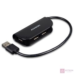 HUB Axagon HUE-X4B 4-port [USB2.0] - Fekete
