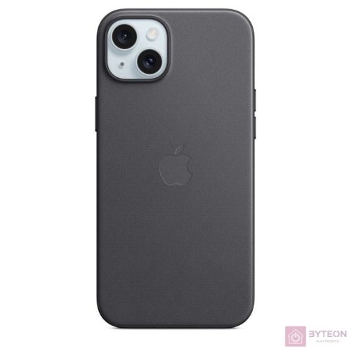 Apple MT423ZM/A iPhone 15 Plus FineWoven Case fekete MagSafe hátlap