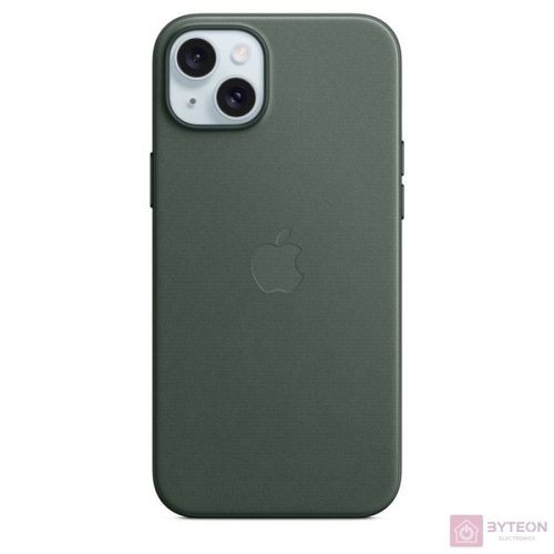 Apple MT4F3ZM/A iPhone 15 Plus FineWoven Case Evergreen MagSafe hátlap