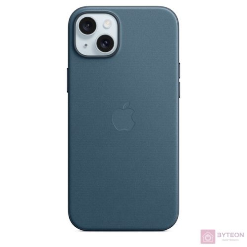 Apple MT4D3ZM/A iPhone 15 Plus FineWoven Case Pacific Blue MagSafe hátlap