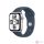 Apple Watch SE3 GPS (44mm) ezüst alumínium tok , kék sport szíj (S/M) okosóra