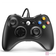 FroggieX FX-X360-PC-B Xbox360/PC fekete kontroller