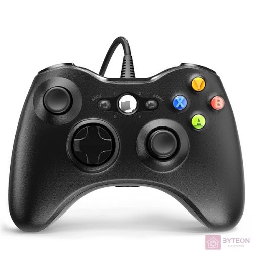 FroggieX FX-X360-PC-B Xbox360/PC fekete kontroller