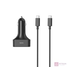   Hama 200018 FIC univerzális Type-C PD autós töltő + 1m kábel