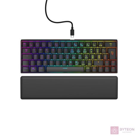 URAGE by Hama 217828 EXODUS 760TKL RGB (red switch) fekete mechanikus billentyűzet