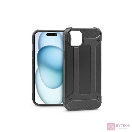 Haffner PT-6853 Apple iPhone 15 Armor fekete ütésálló hátlap